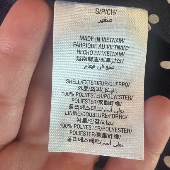 Madison Jules Blue Polkadot Dress US S - Picture 8 of 10